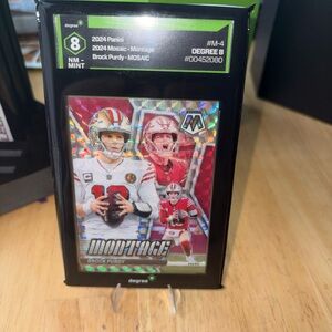 Panini Mosaic Montage Card with Red and White Accents